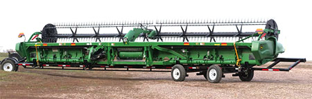 Header Combine Transport Trailer